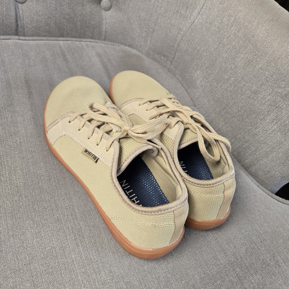 WHITIN Barefoot Beige Knit Sneakers - Picture 2 of 5